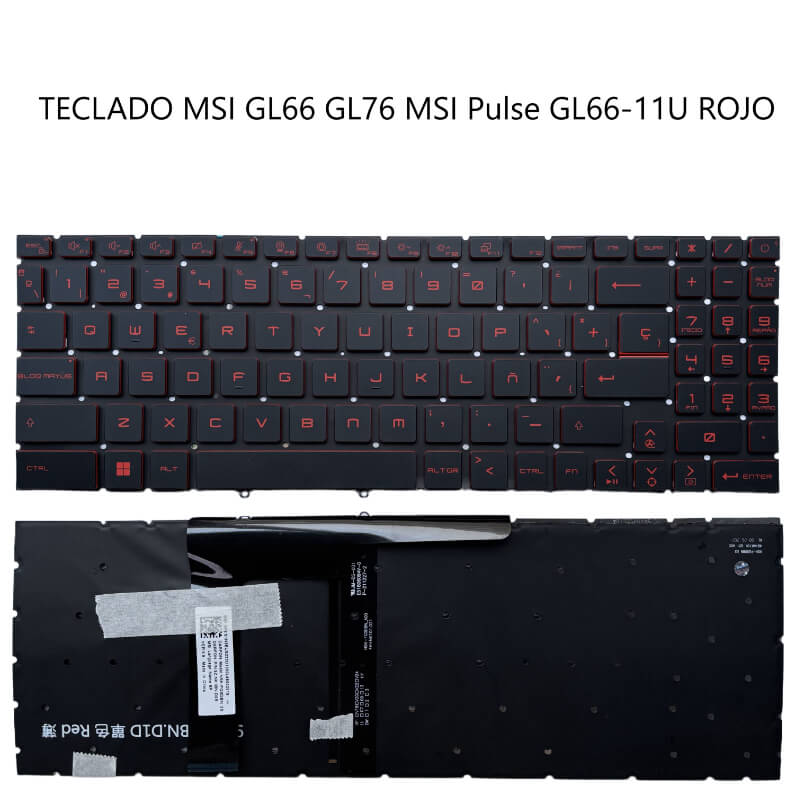 TECLADO MSI GL66 GL76 para MSI Pulse GL66-11U