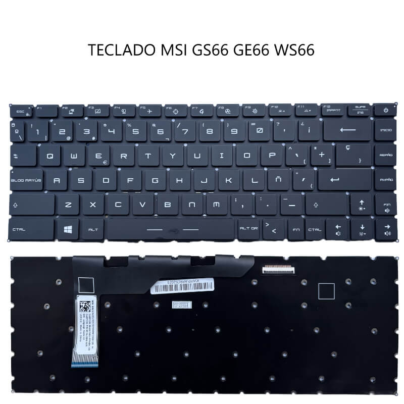 TECLADO MSI GS66 GE66 WS66