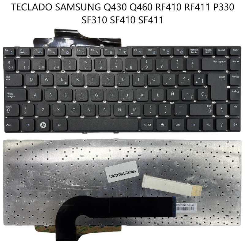 TECLADO SAMSUNG Q430 Q460 RF410 RF411 P330 SF310 SF410 SF411