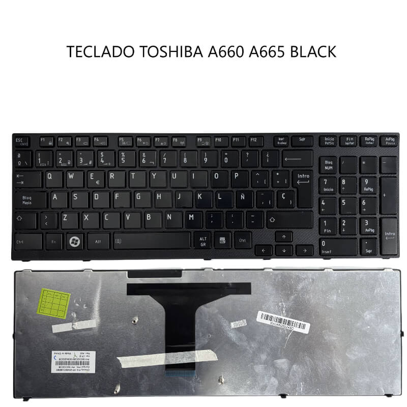 TECLADO TOSHIBA A660 A665