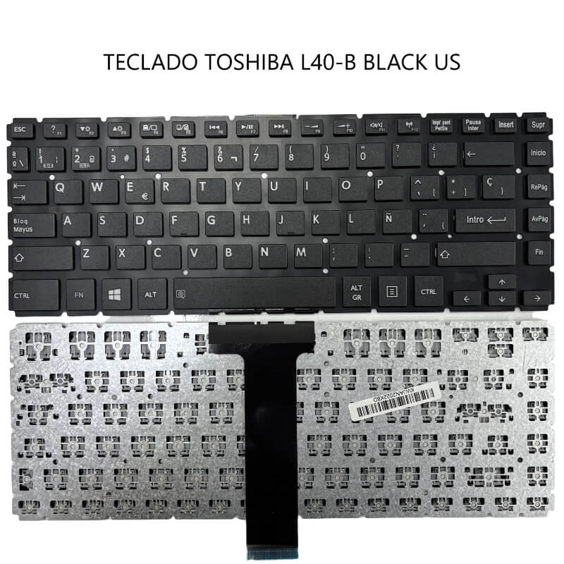 TECLADO Toshiba L40-B BLACK US