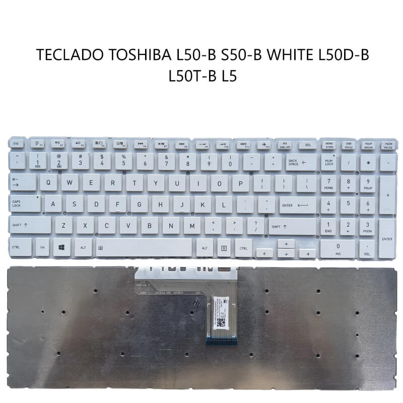TECLADO TOSHIBA L50-B S50-B WHITE L50D-B L50T-B L5