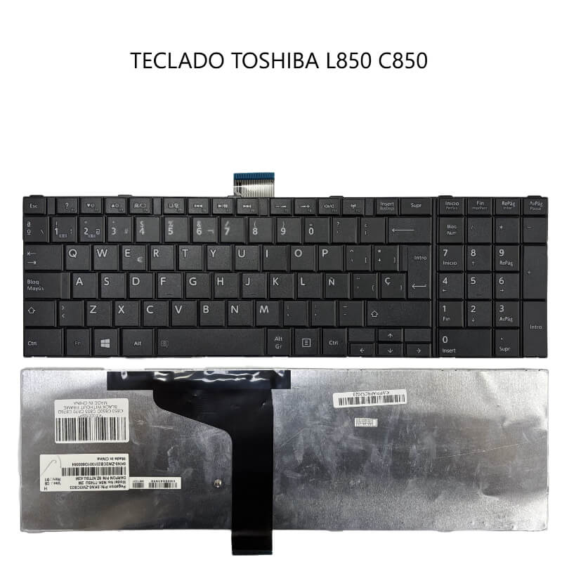 TECLADO TOSHIBA L850 C850
