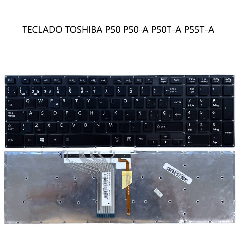 TECLADO TOSHIBA P50 P50-A P50T-A P55T-A