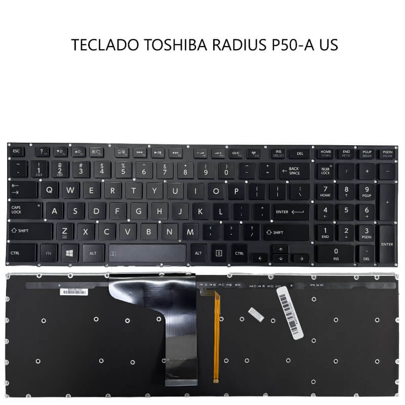TECLADO Toshiba Radius P50-A US