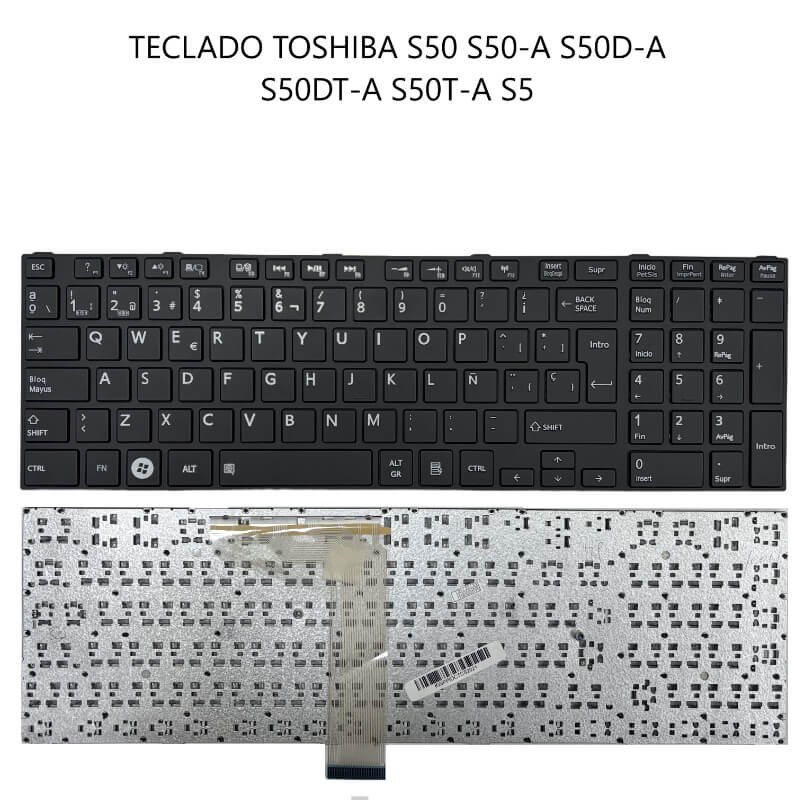 TECLADO TOSHIBA S50 S50-A S50D-A S50DT-A S50T-A S5
