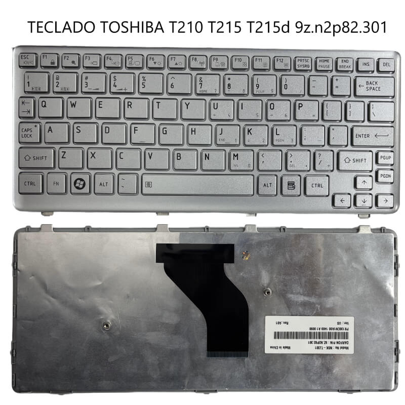 TECLADO Toshiba T210 T215 T215d 9z.n2p82.301