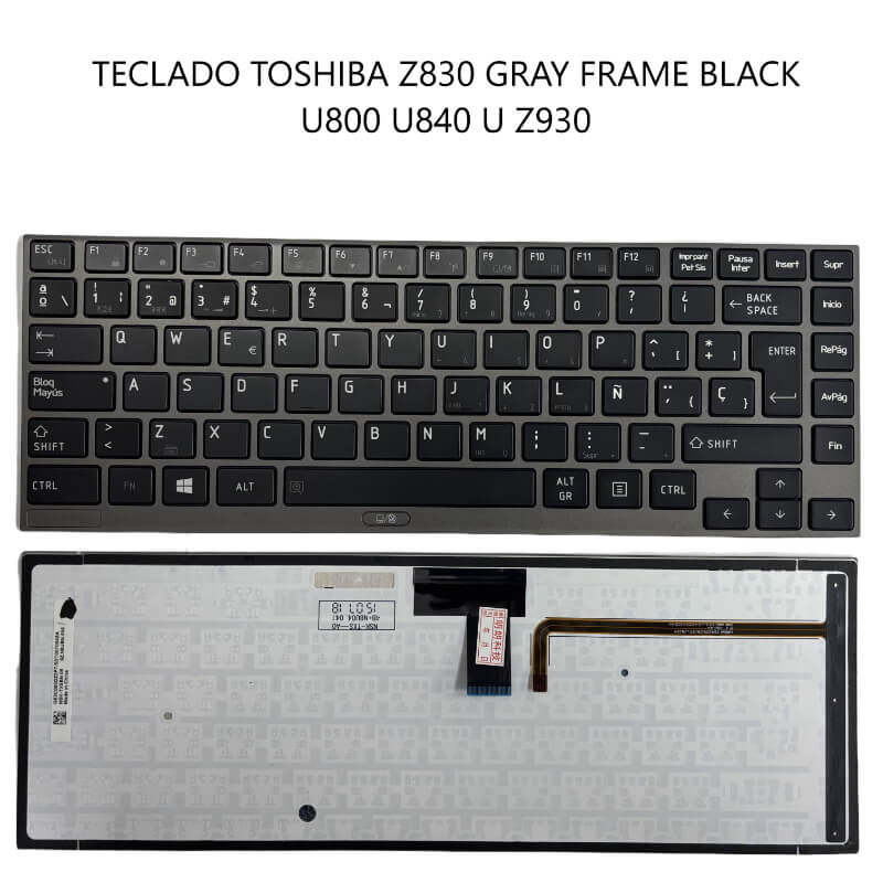 TECLADO TOSHIBA Z830 U800 U840 U Z930