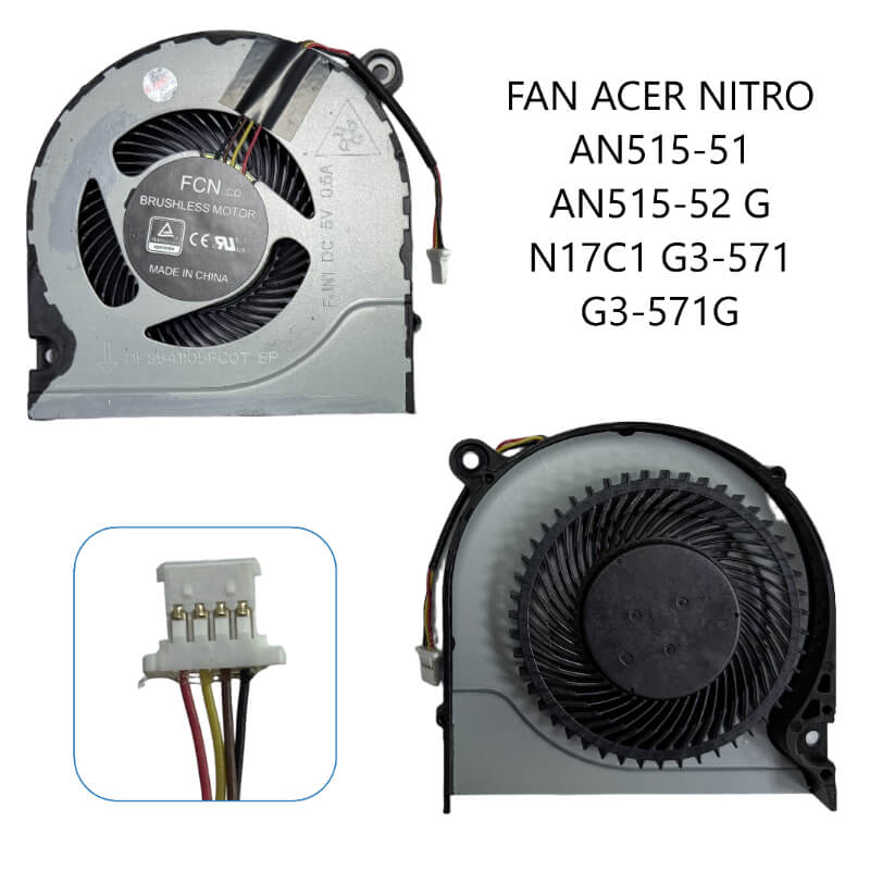 FAN Acer Nitro AN515-51 AN515-52 G N17C1 G3-571 G3-571G