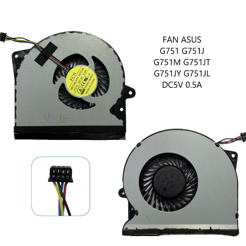 FAN ASUS G751 G751J G751M G751JT G751JY G751JL