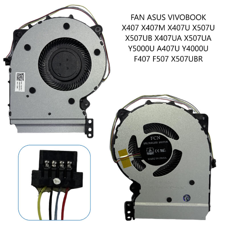 FAN ASUS Vivobook X407 X407M X407U X507U X507UB X407UA X507UA Y5000U A407U