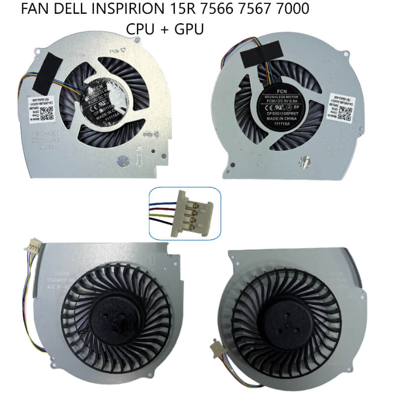 FAN DELL Inspiron 15R 7566 7567 7000