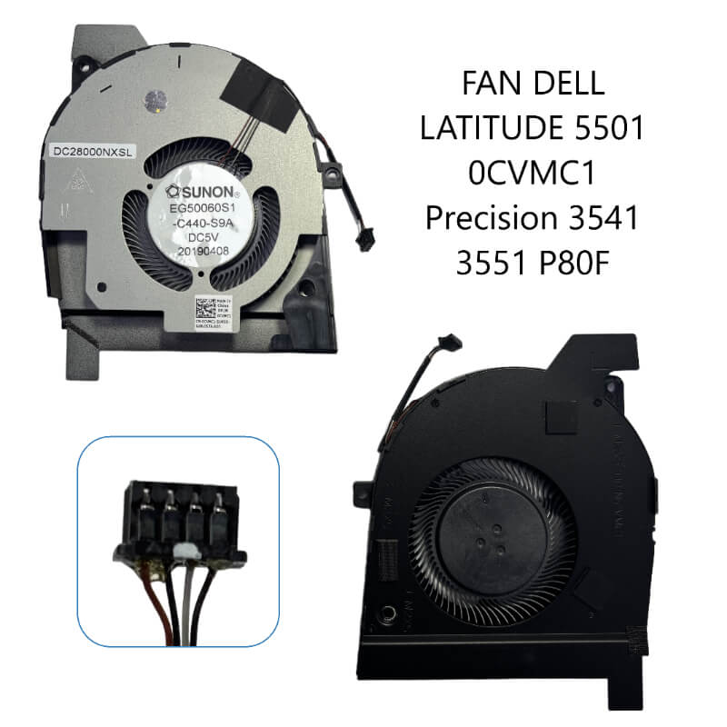 FAN DELL Latitude 5501 0CVMC1 Precision 3541 3551 P80F