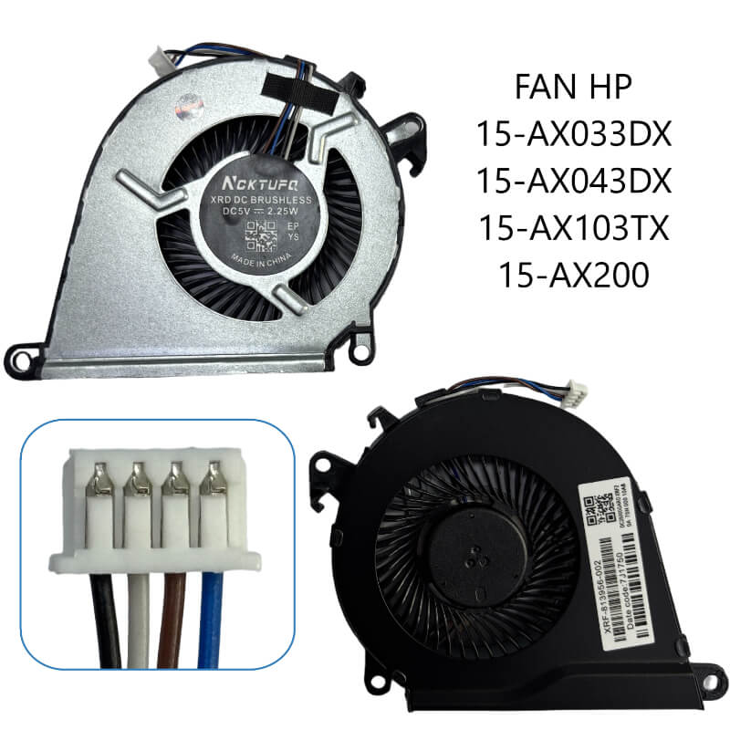 FAN HP 15-AX033DX 15-AX043DX 15-AX103TX 15-AX200