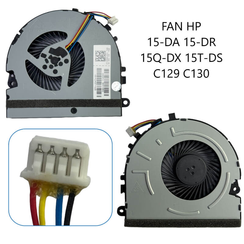 FAN HP 15-DA 15-DR 15Q-DX 15T-DS C129 C130