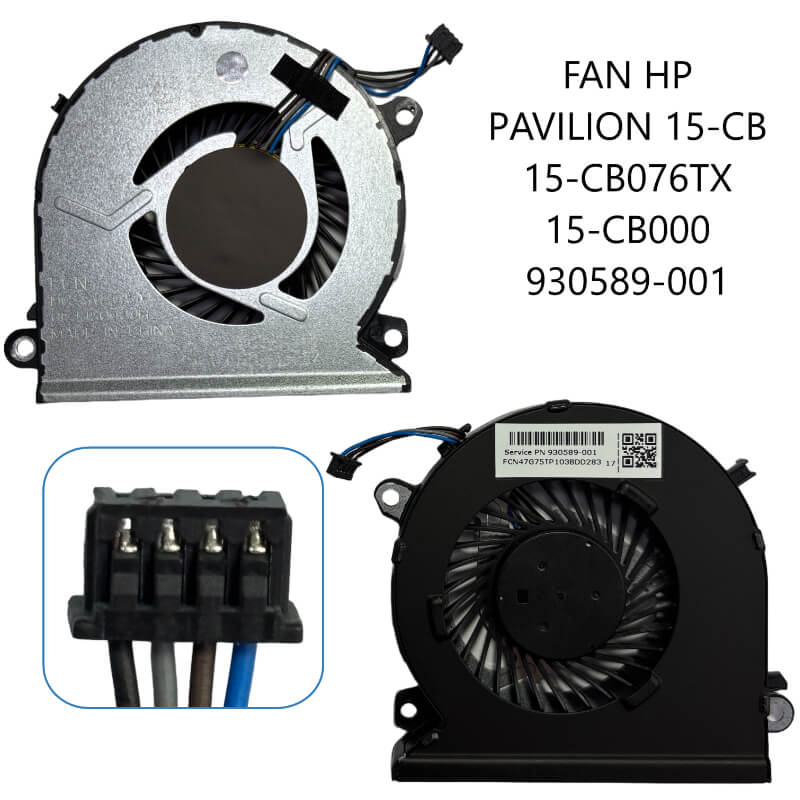 FAN HP Pavilion 15-CB 15-CB076TX 15-CB000 930589-001