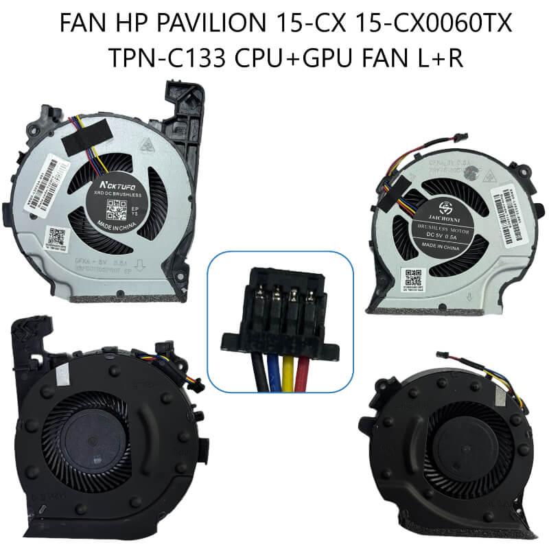 FAN HP PAVILION 15-CX 15-CX0060TX L+R
