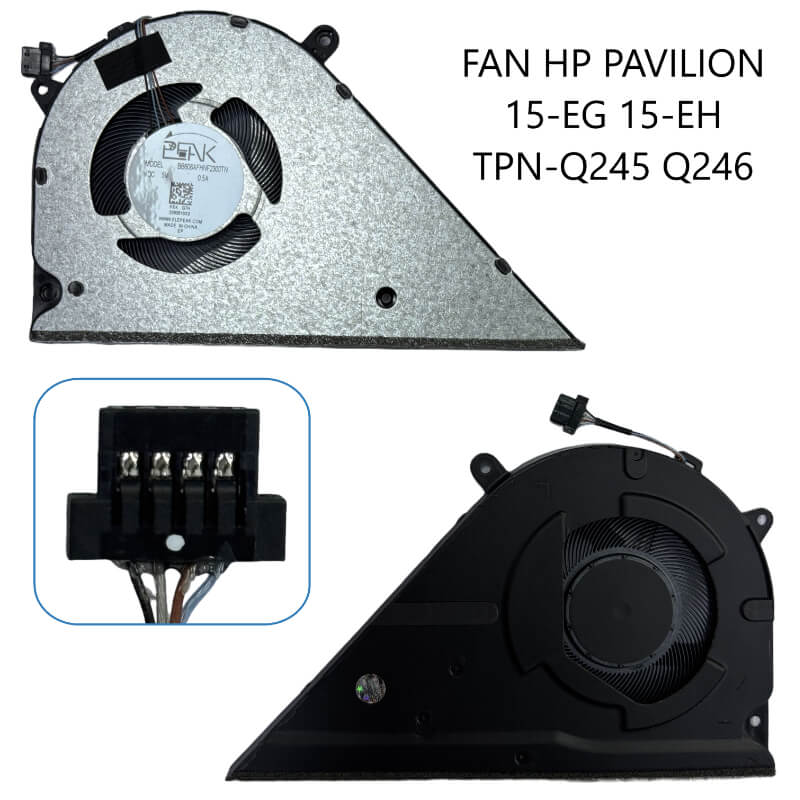FAN HP Pavilion 15-EG 15-EH TPN-Q245 Q246 VERSION LARGO