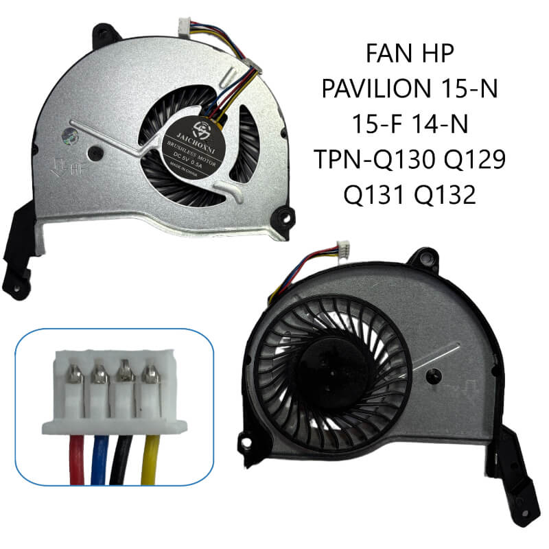 FAN HP Pavilion 15-N 15-F 14-N TPN-Q130 Q129 Q131 Q132