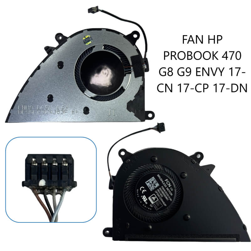 FAN HP ProBook 470 G8 G9 ENVY 17-CN 17-CP 17-DN