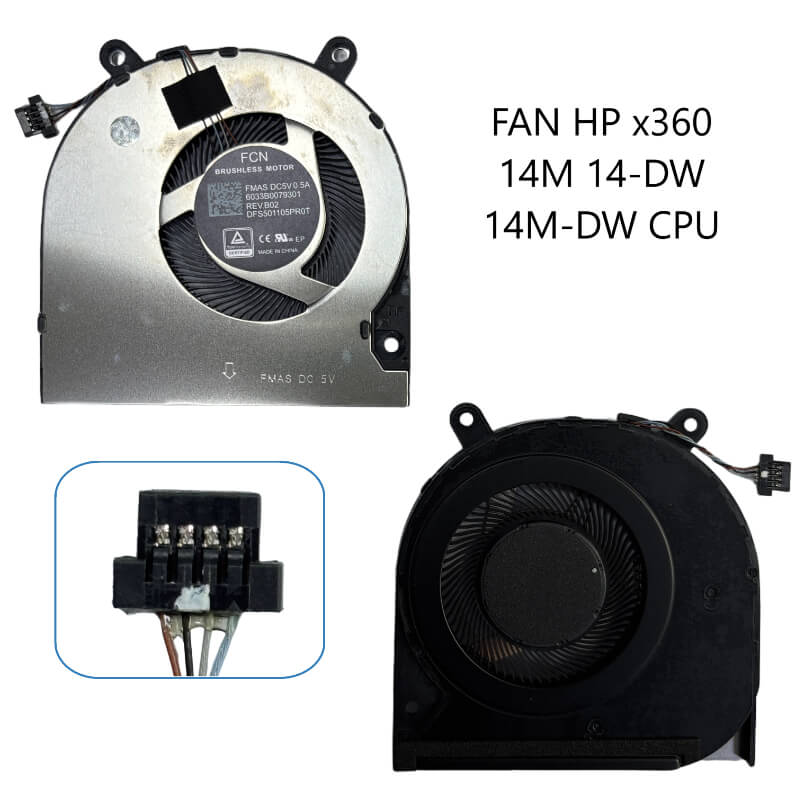 FAN HP x360 14M 14-DW 14M-DW CPU