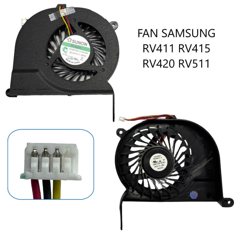 FAN Samsung RV411 RV415 RV420 RV511