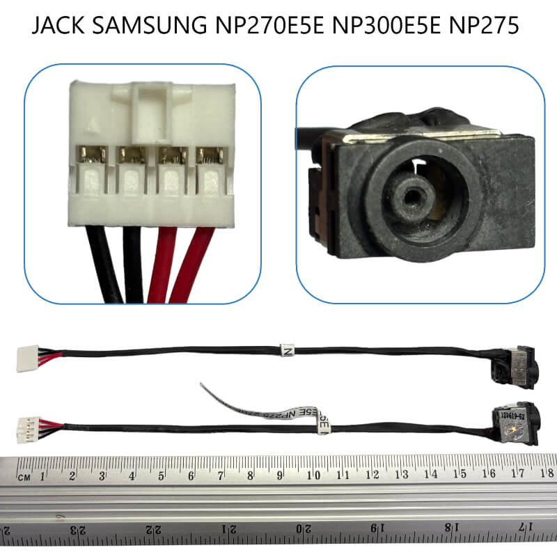 JACK SAMSUNG NP270E5E NP300E5E NP275 270E NP500(with cable)
