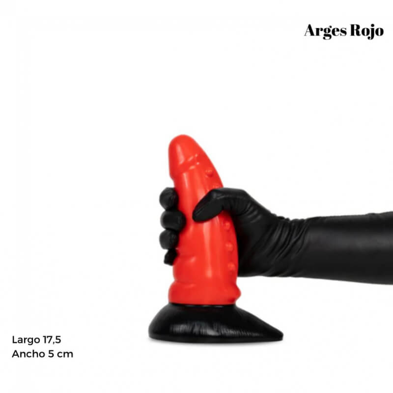 Dildo Arges Rojo: Estimulación Única y Placer Intenso