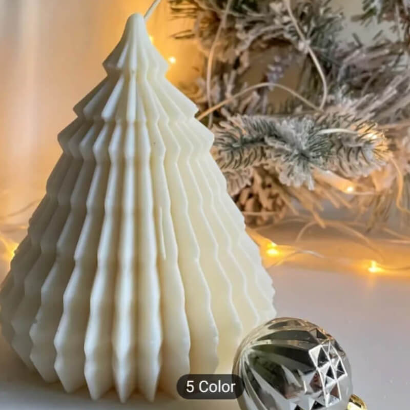 Combo moldes de silicona Árbol Navidad Líneas S y L para uso en velas, jabones, cemento, yeso, alimentos, resina. (precio unitario en la descripcion))