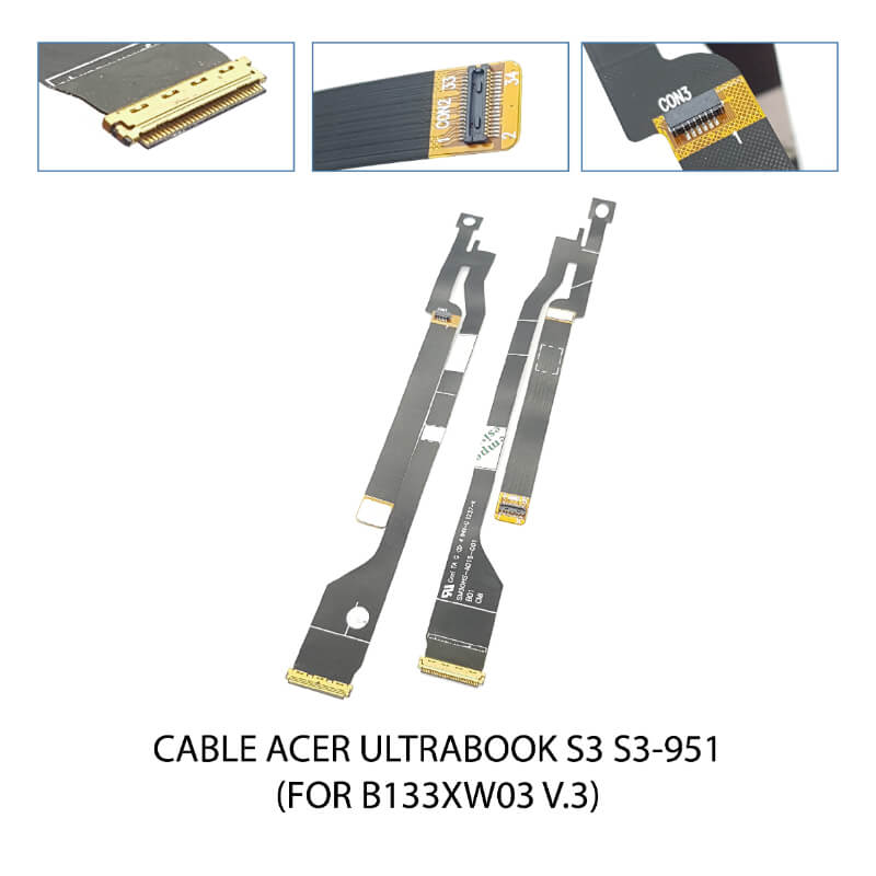 CABLE FLEX ACER Ultrabook S3 S3-951(For B133XW03 V.3 ,v