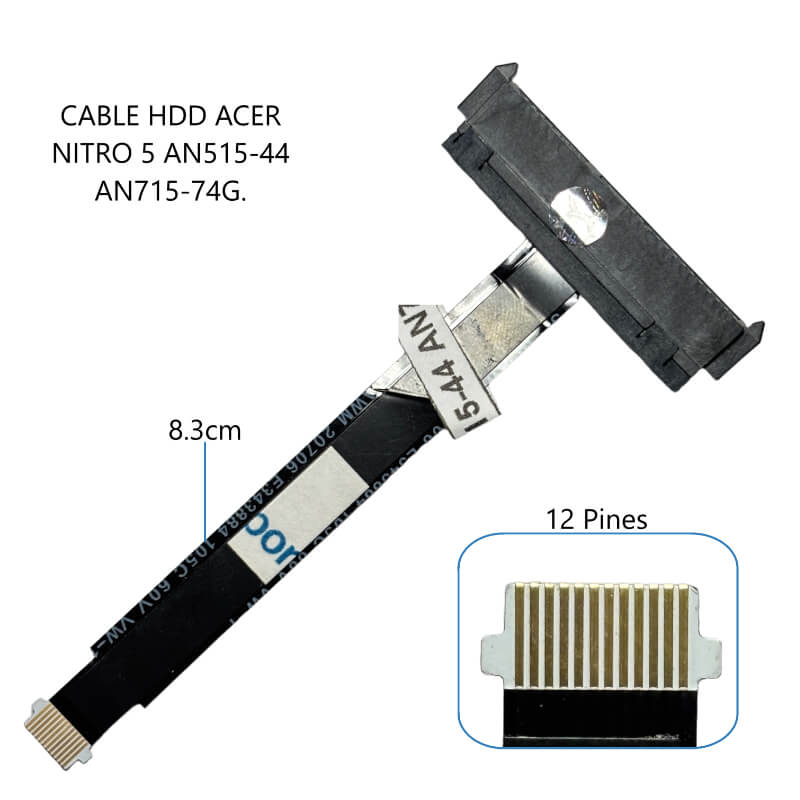 CABLE DE DISCO DURO HDD ACER Nitro 5 AN515-44 AN715-74G.