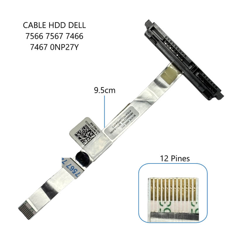 CABLE DE DISCO DURO HDD DELL 7566 7567 7466 7467 0NP27Y