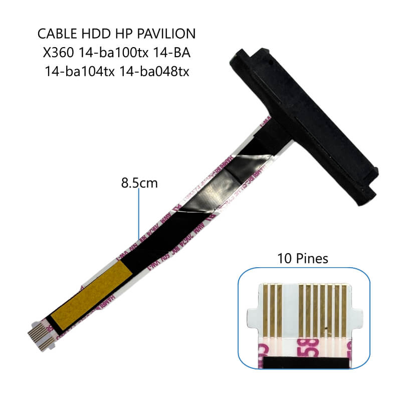 CABLE DE DISCO DURO HDD HP Pavilion x360 Convetible 14-ba100tx 14-BA 14-ba104tx 14-ba048tx