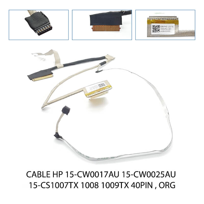 CABLE FLEX HP 15-CW0017AU 15-CW0025AU 15-cs1007tx 1008 1009tx 40pin ,ORG