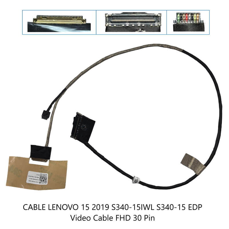 CABLE FLEX LENOVO 15 2019 S340-15IWL S340-15 EDP Video Cable FHD 30 Pin