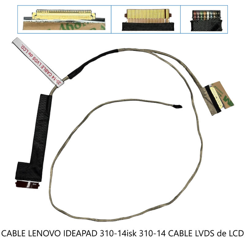 CABLE FLEX LENOVO Ideapad 310-14isk 310-14 CABLE LVDS de LCD.