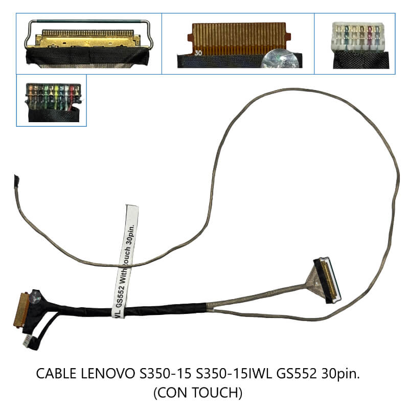 CABLE FLEX LENOVO S350-15 S350-15IWL GS552 With touch 30pin. (CON TOUCH)