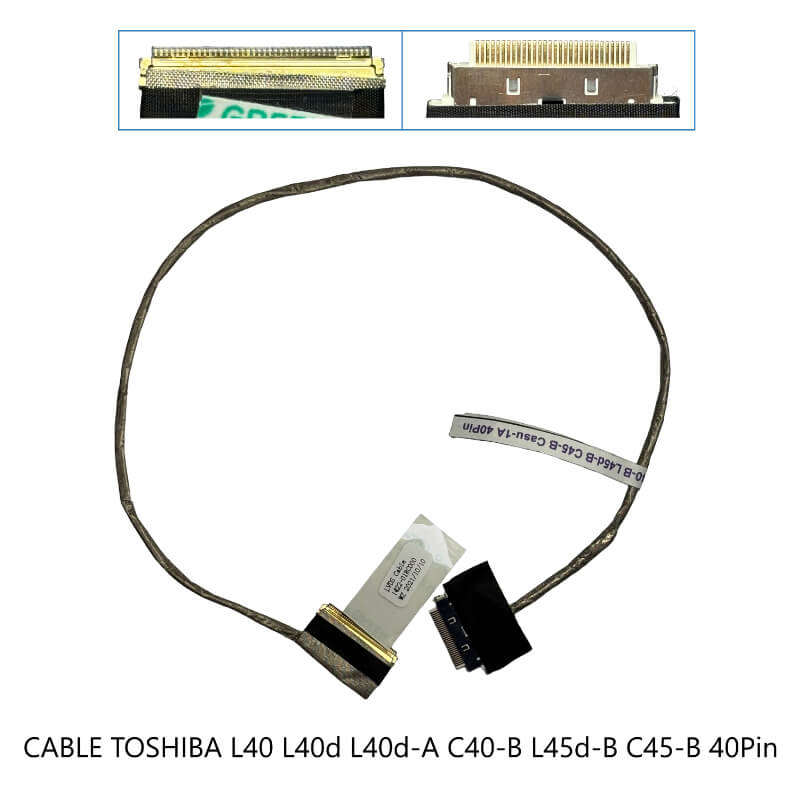 CABLE FLEX TOSHIBA L40 L40d L40d-A C40-B L45d-B C45-B Casu-1A 40Pin Lcd/Led Cable