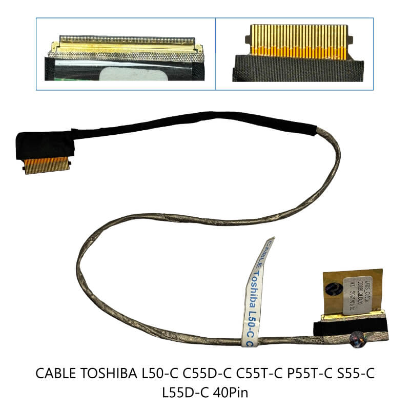 CABLE FLEX TOSHIBA L50-C C55D-C C55T-C P55T-C S55-C L55D-C 40Pin