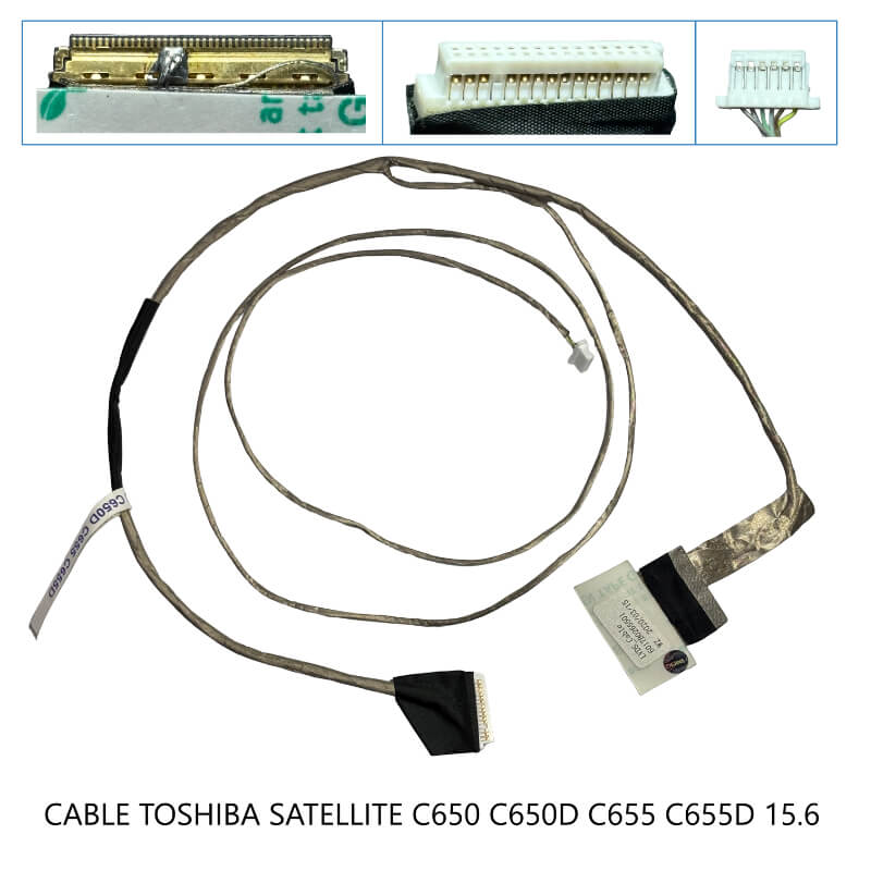 CABLE FLEX TOSHIBA Satellite C650 C650D C655 C655D 15.6 (With camera connector)