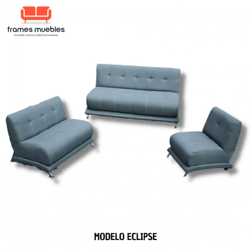 Juego de Sala Eclipse (3-2-1) – Elegancia Modular y Personalización para Tu Hogar | Frames Muebles
