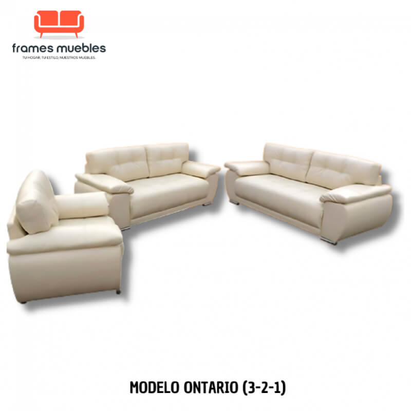 Juego de Sala Ontario (3-2-1) – Sofisticación y Funcionalidad Personalizable para Tu Hogar | Frames Muebles