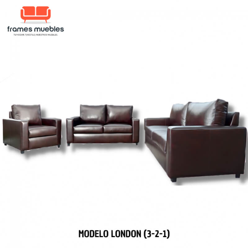 Juego de Sala London (3-2-1) – Estilo Clásico y Personalización para Tu Hogar | Frames Muebles