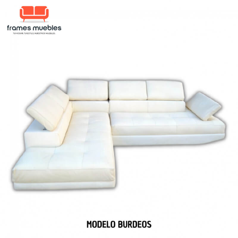 Sala Modular Burdeos – Sofá en Forma de L Personalizable para Espacios Modernos y Sofisticados | Frames Muebles