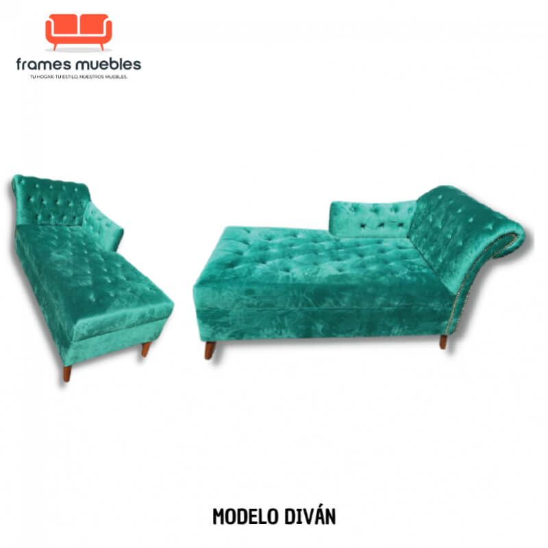 Modelo Diván – Elegancia Clásica con Toques Modernos para Tu Hogar o Oficina | Frames Muebles