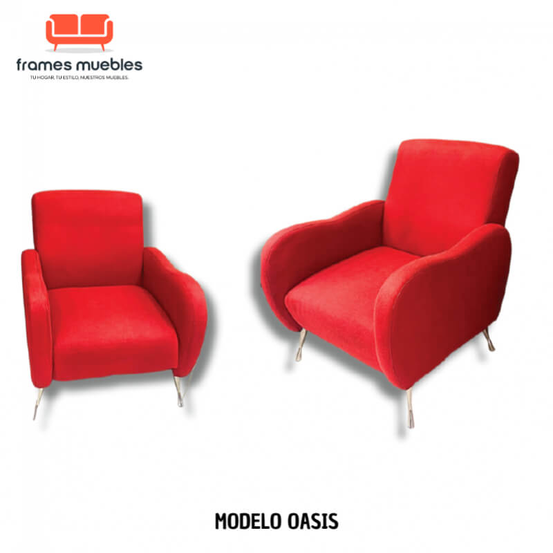 Modelo Oasis – Sillón Personalizable con Estilo Vibrante y Confort Ergonómico | Frames Muebles