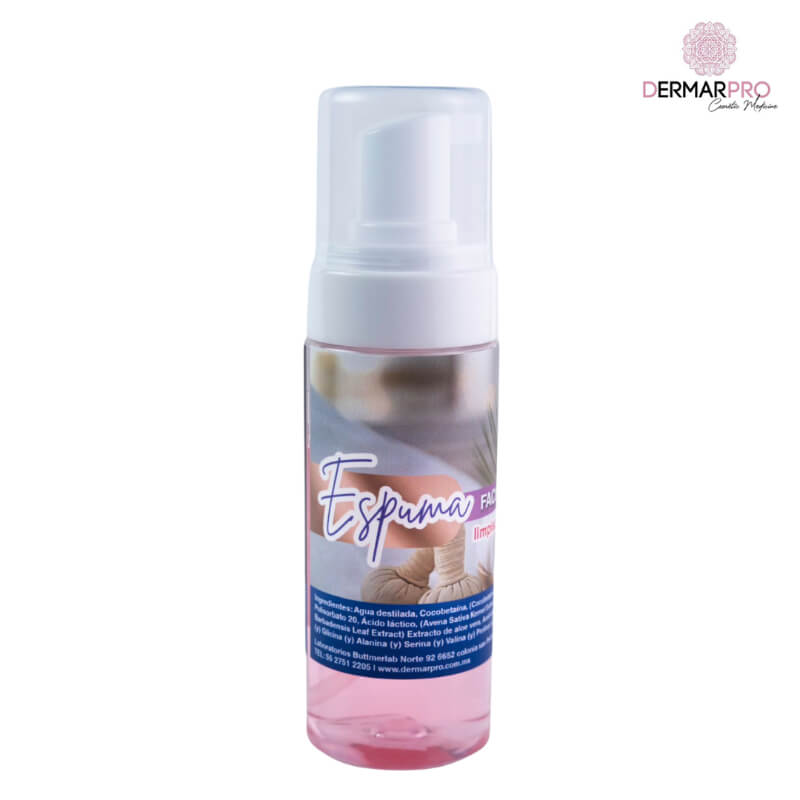 Espuma Limpiadora Hidratante con Ácido Hialurónico y Aloe Vera – 250ml