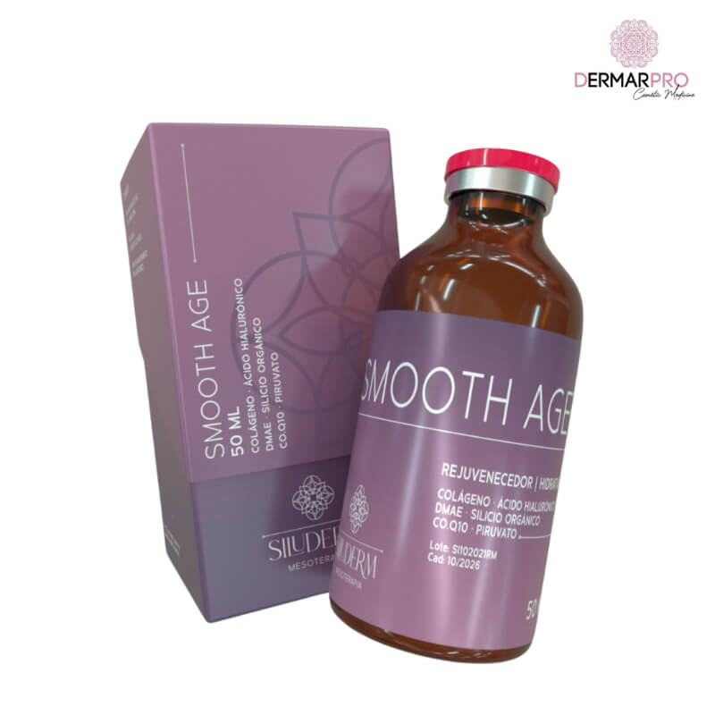 Smooth Age Rejuvenecedor Antiedad – Mesoterapia y Micropunción con Colágeno, Ácido Hialurónico, DMAE y CoQ10 | 50ml