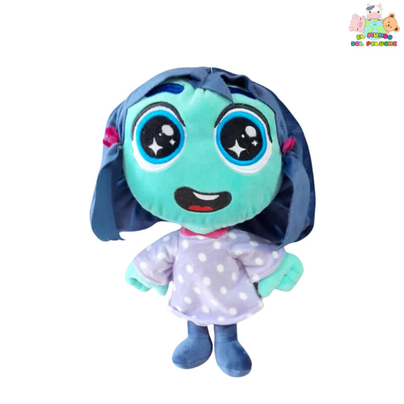 Peluche Envidia de Intensamente – Personaje Emocional con Vestido Lila