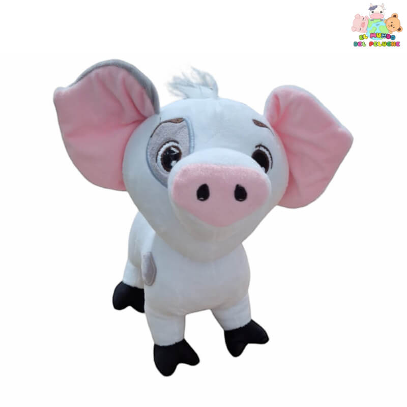 Peluche Cerdito Pua | Inspirado en Moana Disney | 11x23x30 cm | El Mundo del Peluche